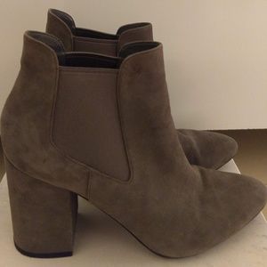 Grey Suede Cole Haan Boots - Size 10